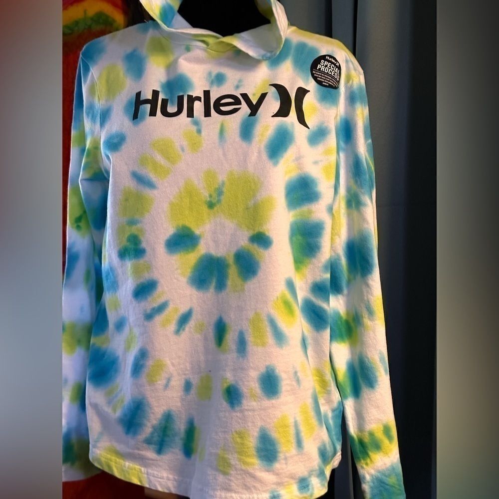 Nwt HURLEY TIE-DYE PULLOVER HOODIE